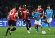 Milan-Napoli perde uno dei protagonisti più attesi: infortunio muscolare Milan-Napoli