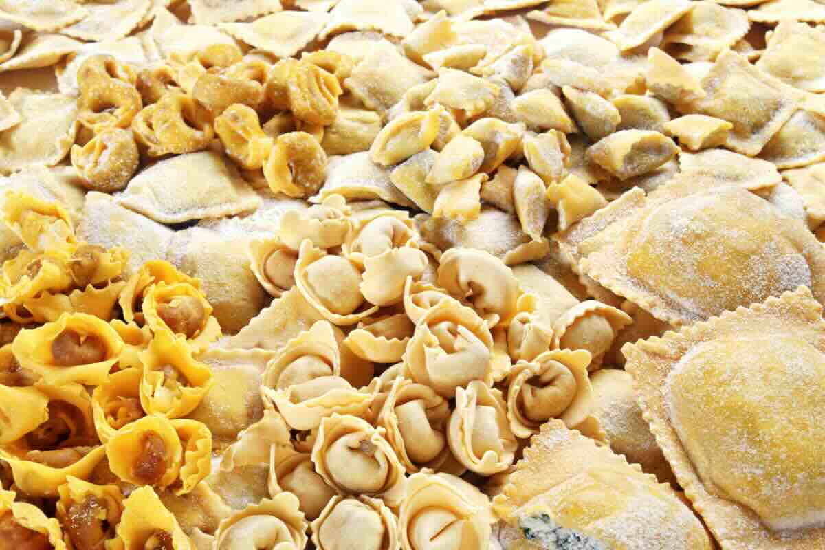 diversi formati di pasta