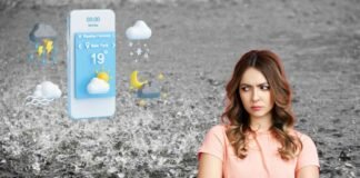 pioggia forte, donna triste, previsioni meteo