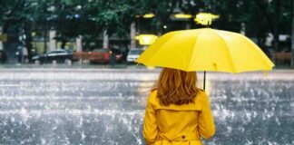pioggia forte