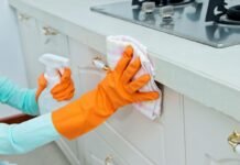 pulizia della cucina