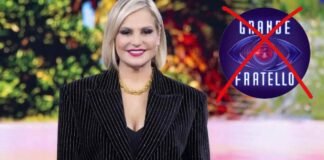 Grande Fratello, salta tutto a pochi giorni dal via: niente nuova edizione simona ventura, logo grande fratello barrato