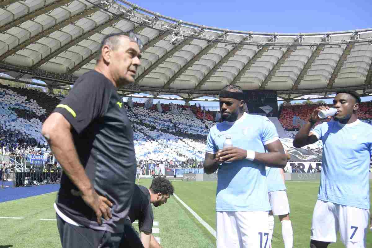 Sarri in Lazio-Roma