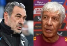 Ultim’ora Lazio-Roma, va ko in allenamento: un Big salta il derby Sarri-Gasperini