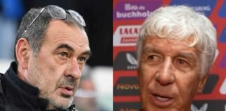 Ultim’ora Lazio-Roma, va ko in allenamento: un Big salta il derby Sarri-Gasperini