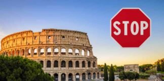 colosseo segnale stop