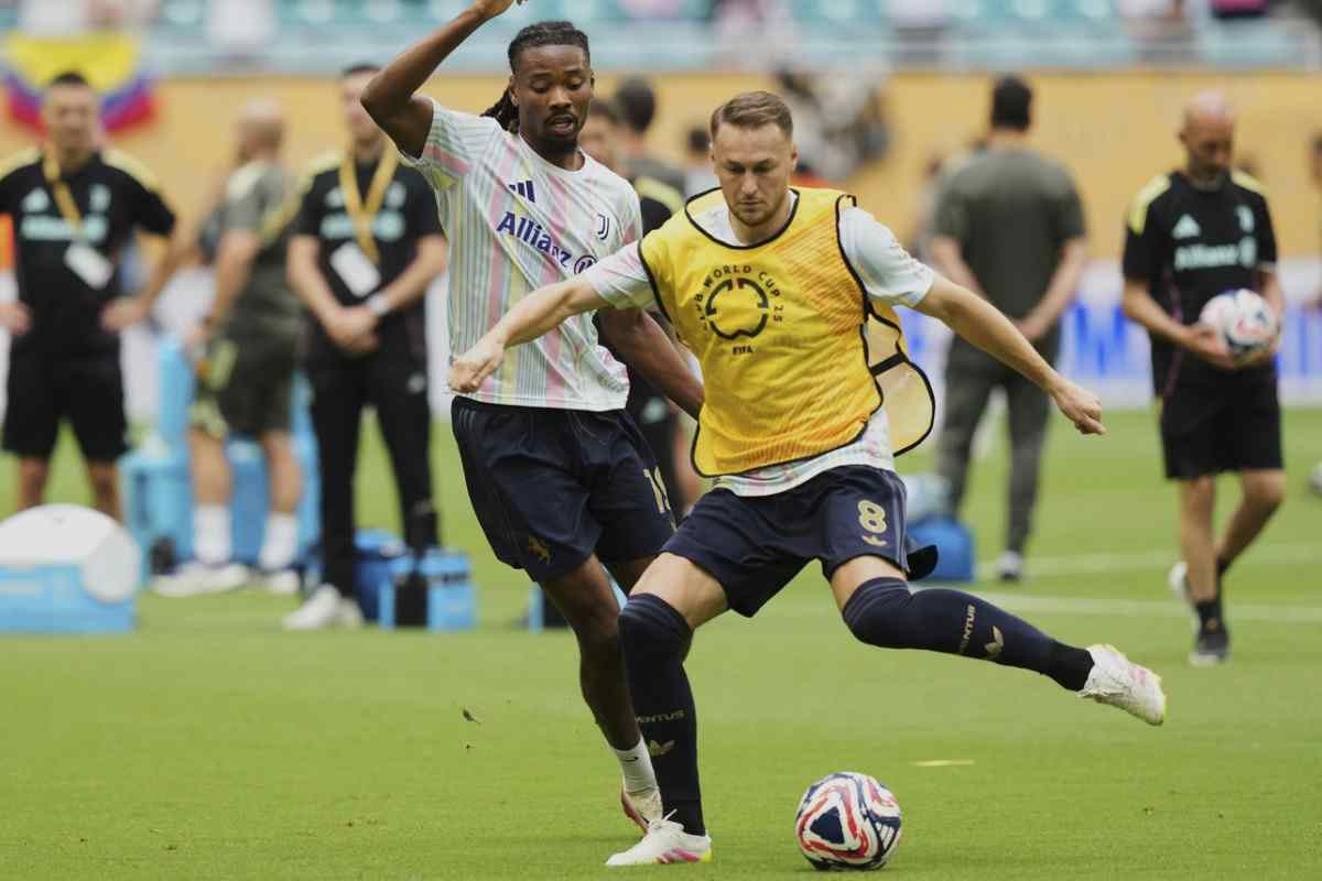 Teun Koopmeiners durante un allenamento