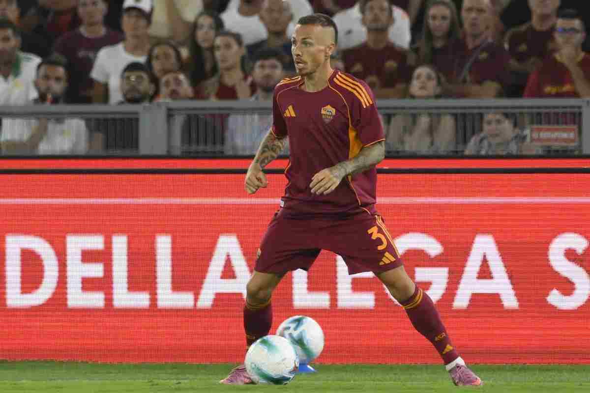 Angeliño in azione all'Olimpico