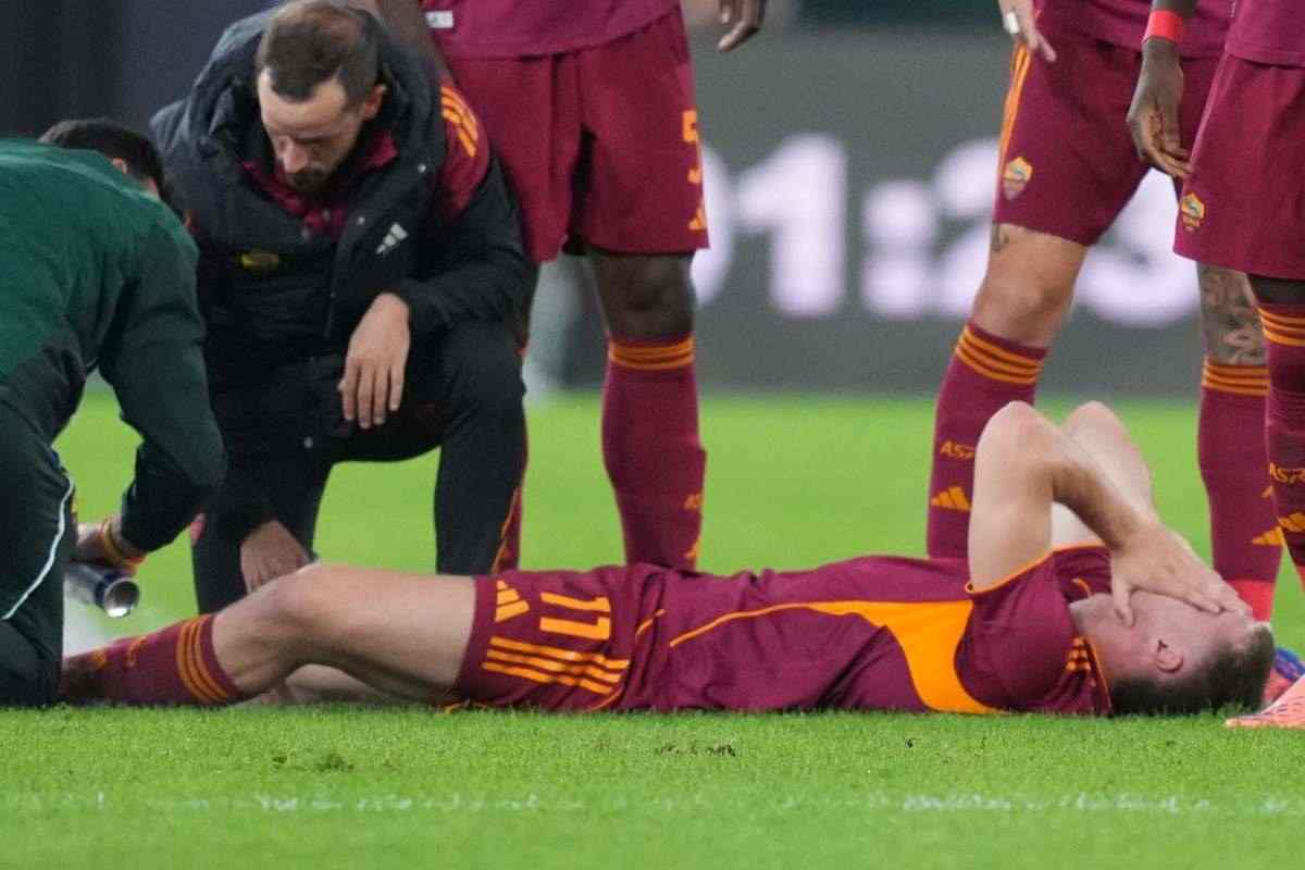 Evan Ferguson a terra infortunato