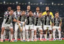 La formazione della Juventus contro il Milan