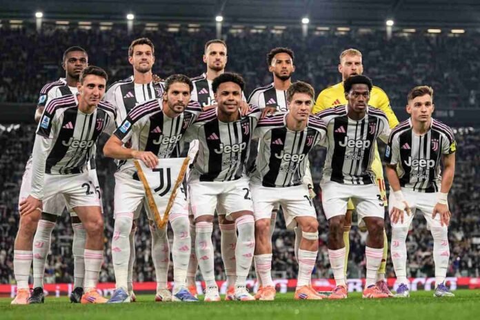 La formazione della Juventus contro il Milan