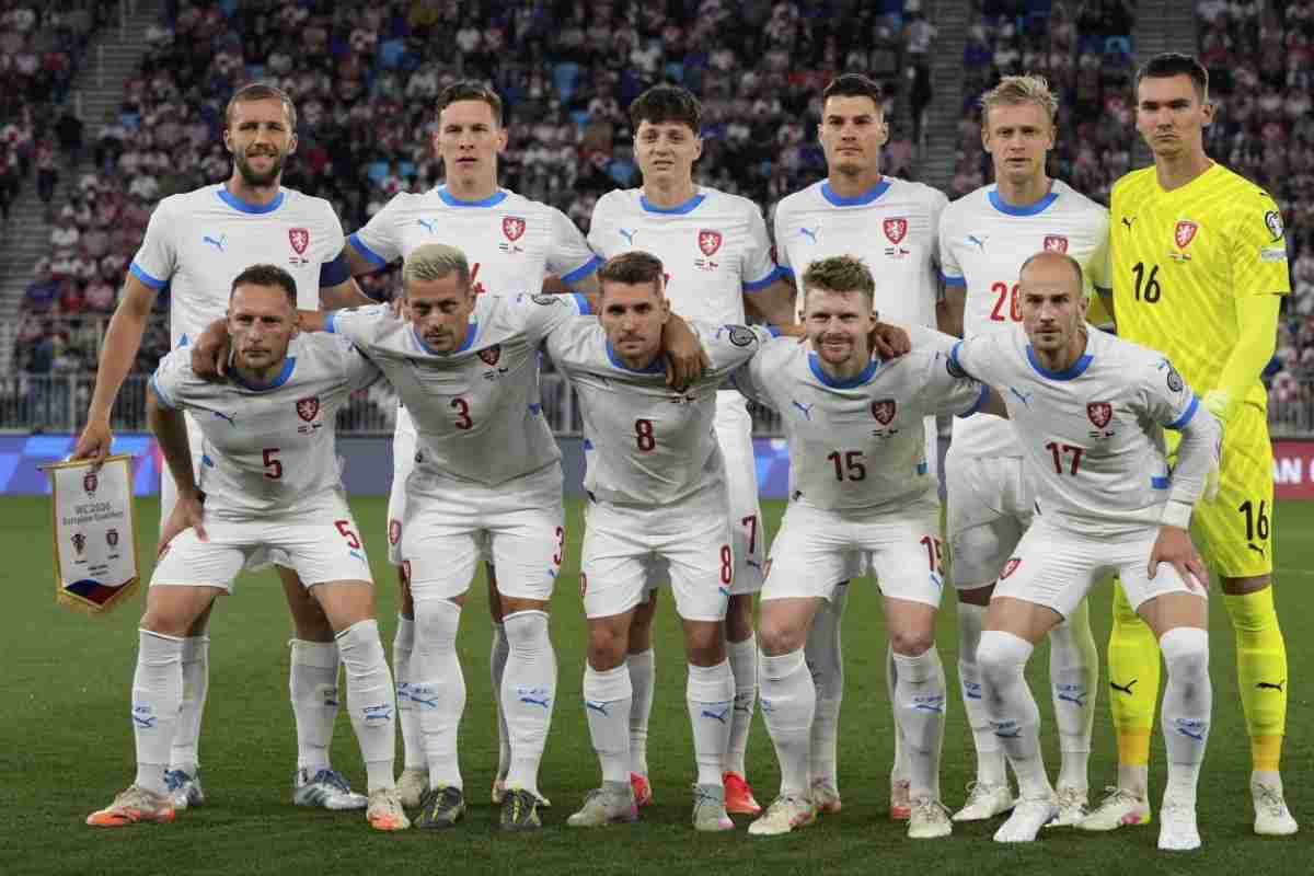 Una formazione della Repubblica Ceca alle Qualificazioni europee