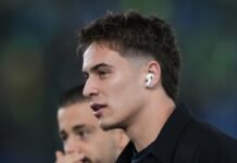 Kenan Yildiz prima di Lazio-Juve