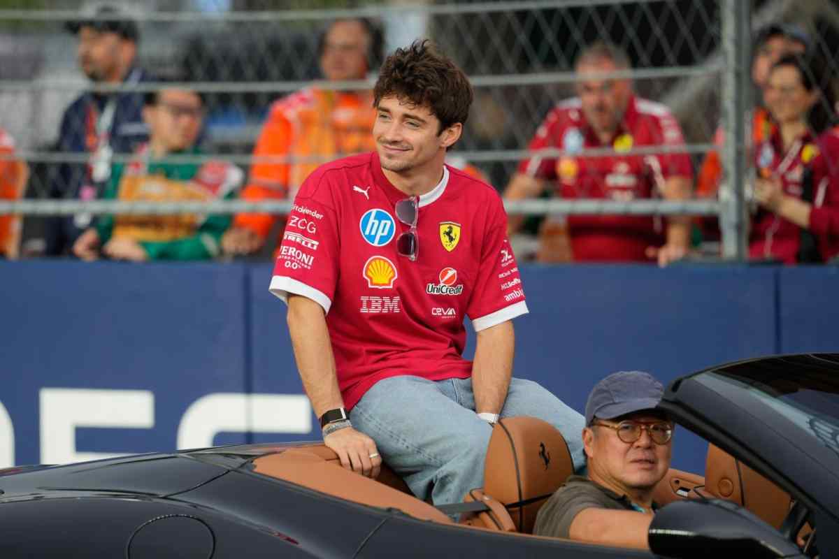 Leclerc in Ferrari