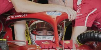Leclerc in Ferrari