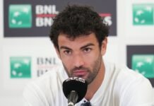 Matteo Berrettini in conferenza stampa