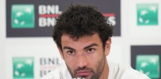Matteo Berrettini in conferenza stampa