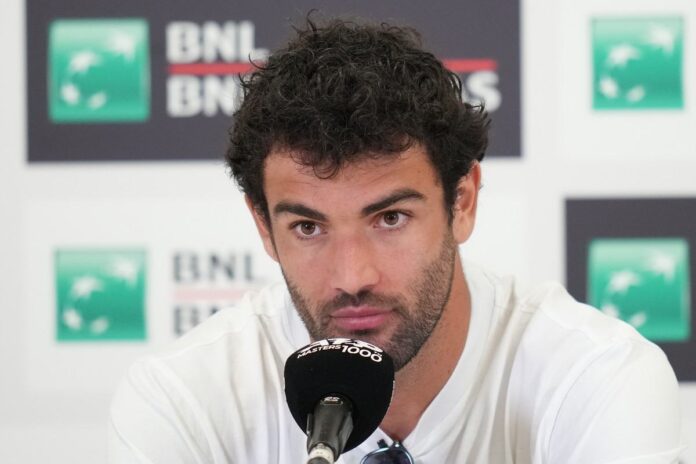 Matteo Berrettini in conferenza stampa