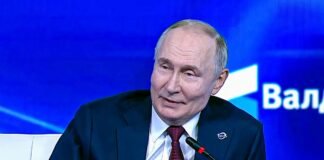 Russia, il presidente Putin partecipa al Club Valdai