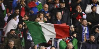 Tifosi italiani allo stadio