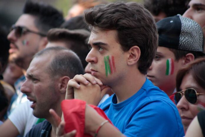 Tifosi italiani disperati