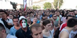 Tifosi italiani tristi