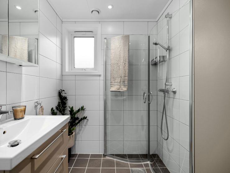 piccolo bagno moderno