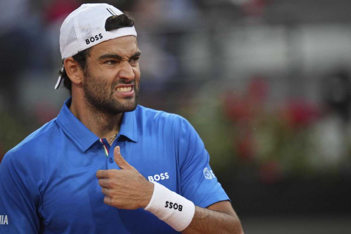 Berrettini dolorante