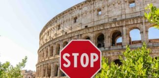 roma e segnale stop