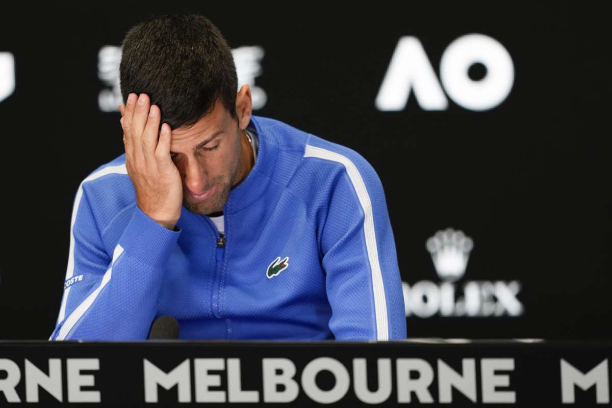 Djokovic in conferenza