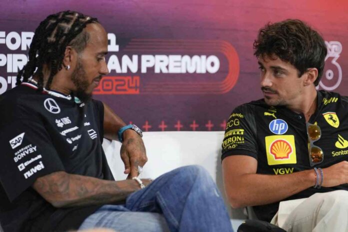 Leclerc e Hamilton