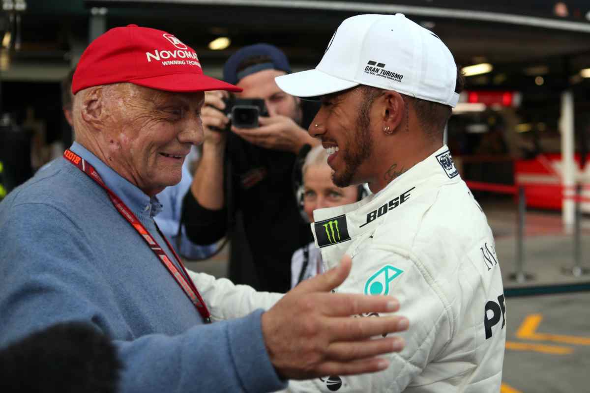 Niki Lauda e Hamilton