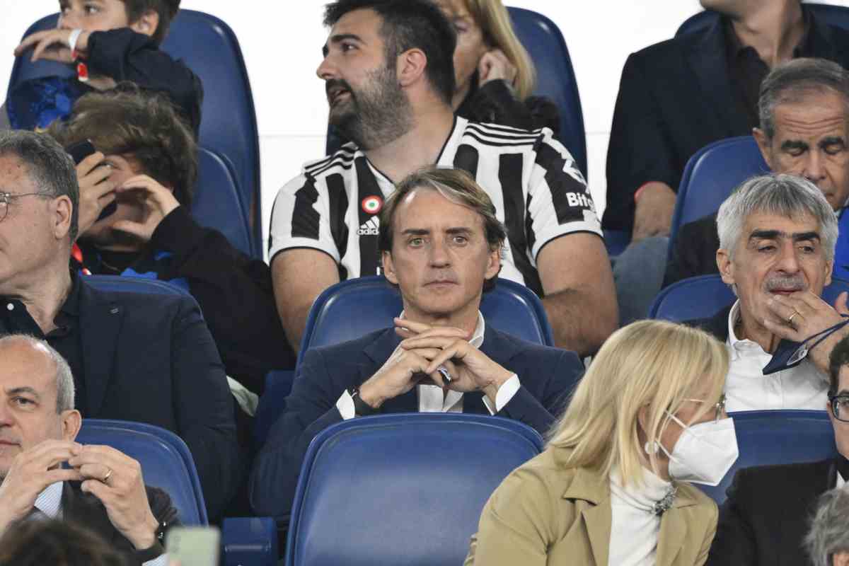 Mancini in tribuna