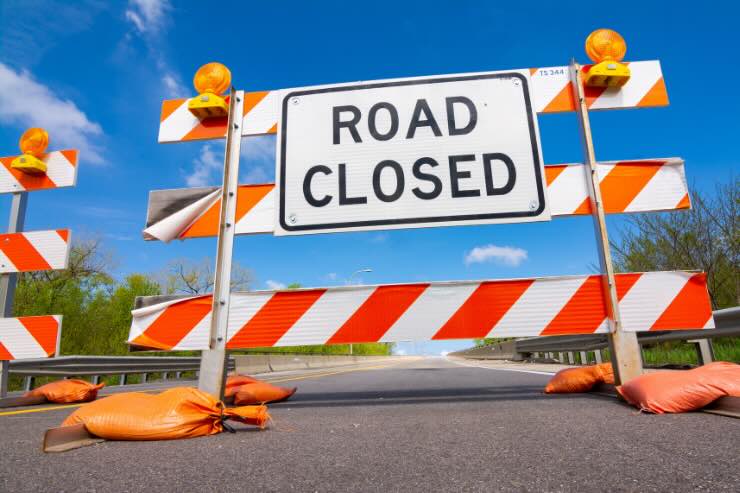 strada chiusa
