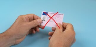 patente, x rossa sopra