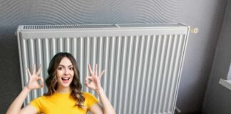 termosifone donna felice