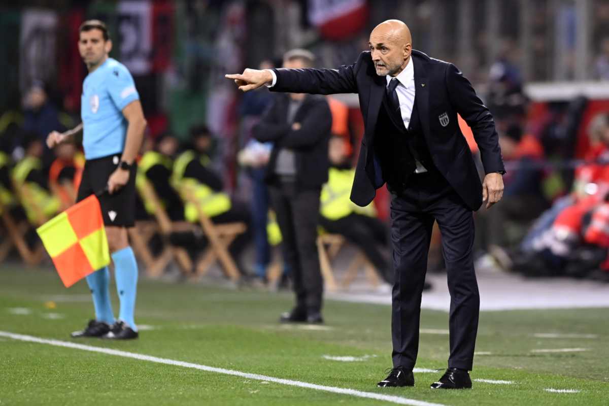 Spalletti in azzurro