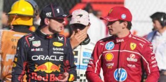 Verstappen e Leclerc
