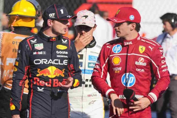 Verstappen e Leclerc