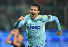 Cambiaso via per 40 milioni, la Juve ha deciso: la destinazione Andrea Cambiaso esulta dopo un gol