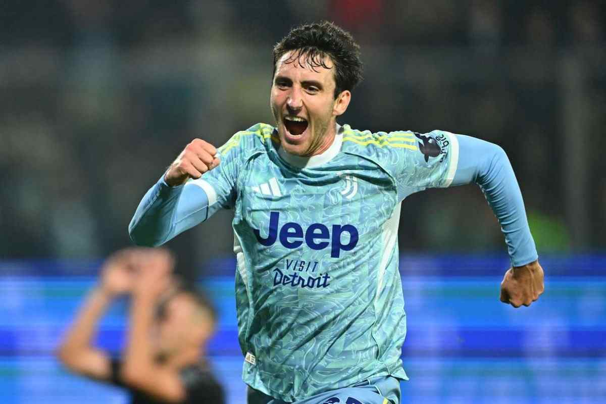 Andrea Cambiaso esulta dopo un gol