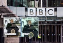 On. Bagnai ▷ “Scandalo BBC? Gli assoldati dalla Commissione UE ora dicono che era uno scherzo” BBC, lo scandalo su Trump