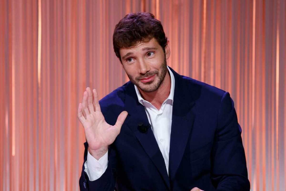 Stefano De Martino negli studi RAI