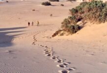Il deserto di Piscinas in Sardegna