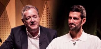 Piers Morgan e Novak Djokovic