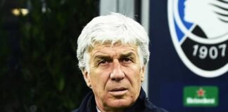 Dimissioni Gasperini, caos in casa Roma: l’annuncio Gian Piero Gasperini pensieroso