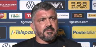Gennaro Gattuso in zona mista