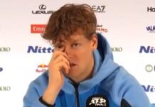 Jannik Sinner in conferenza stampa