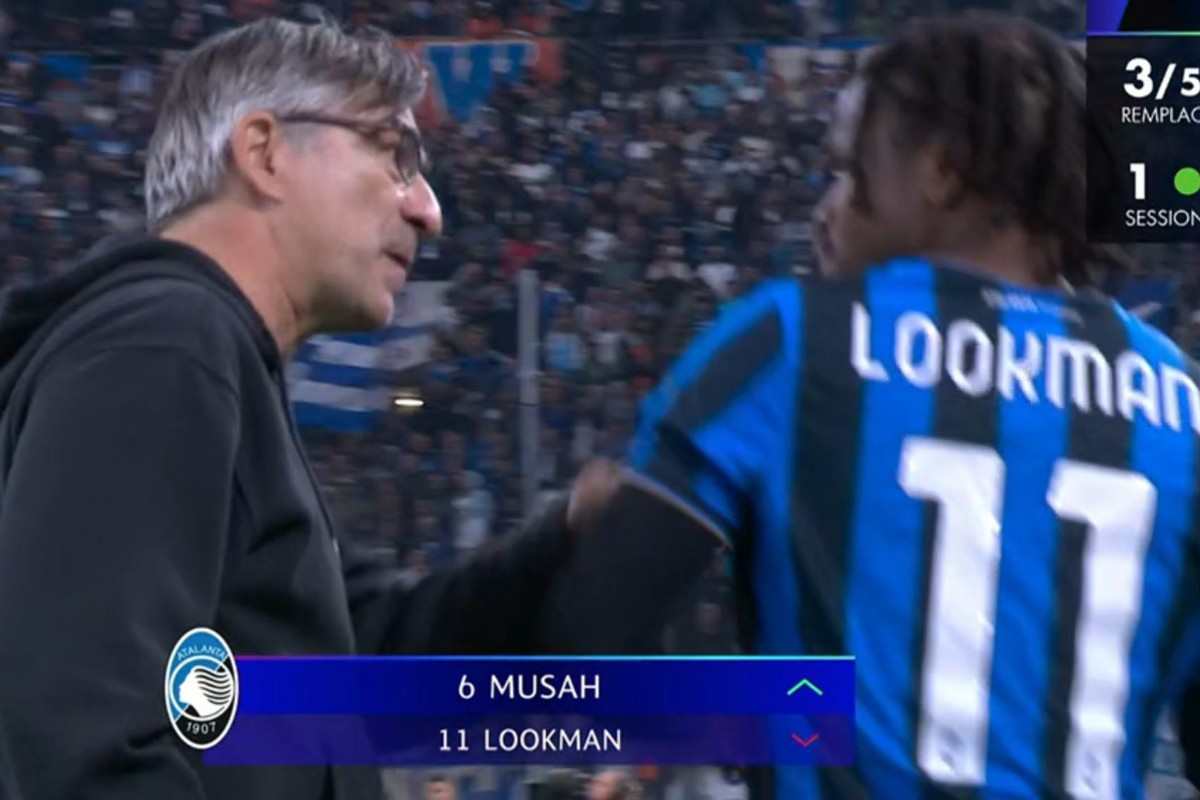 Juric e Lookman discutono a Marsiglia