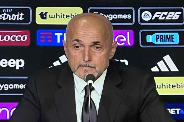 Luciano Spalletti in conferenza stampa